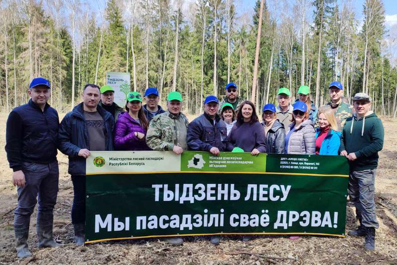 Профсоюзный актив НЦПИ внес свой вклад в пополнение зеленого фонда страны