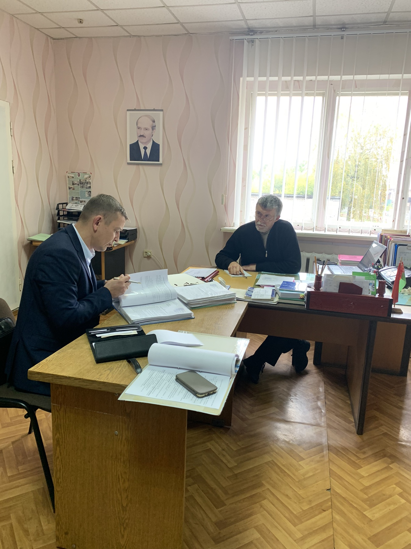 В городе Жодино проведен мониторинг по охране труда в составе рейдовой группы.