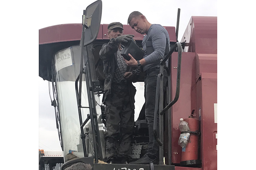 Профсоюзный рейд по полям Червенского района